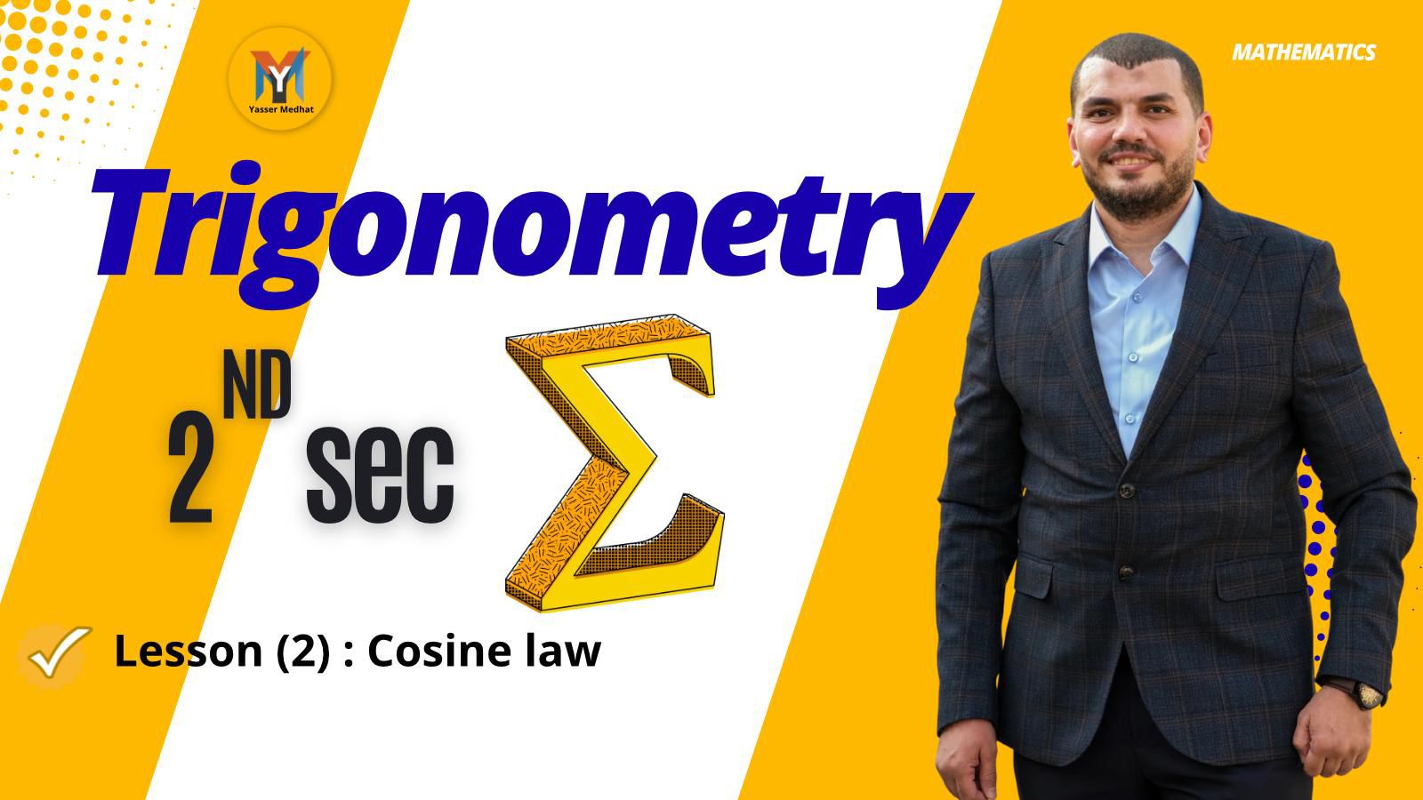 2nd secondary trigonometry lesson 2 cosine law