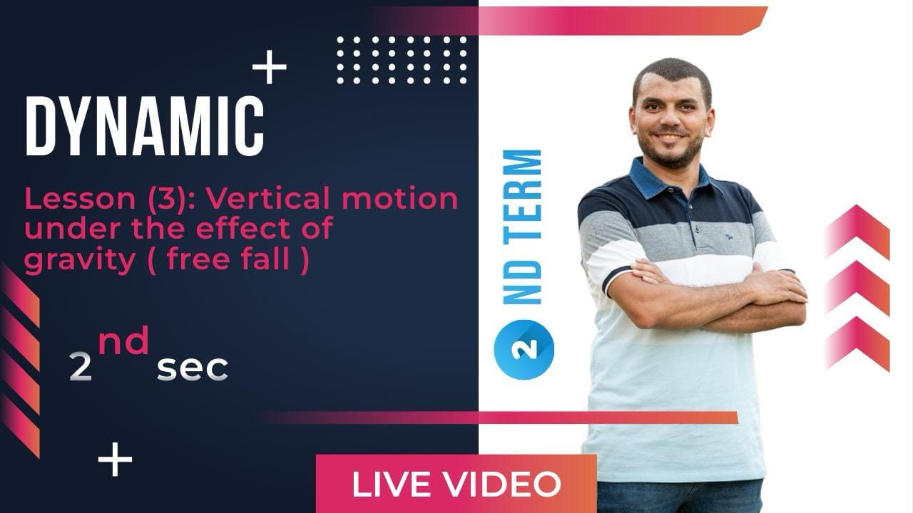 2nd Secondary – Dynamic Lesson 3 vertical motion under the effect of gravity (free fall)