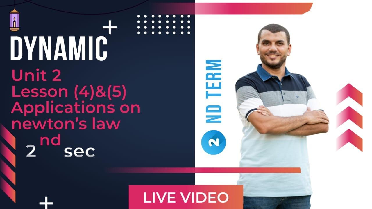 2nd Secondary – Dynamic Unit 2 lesson 4 & 5 Applications on newton’s law